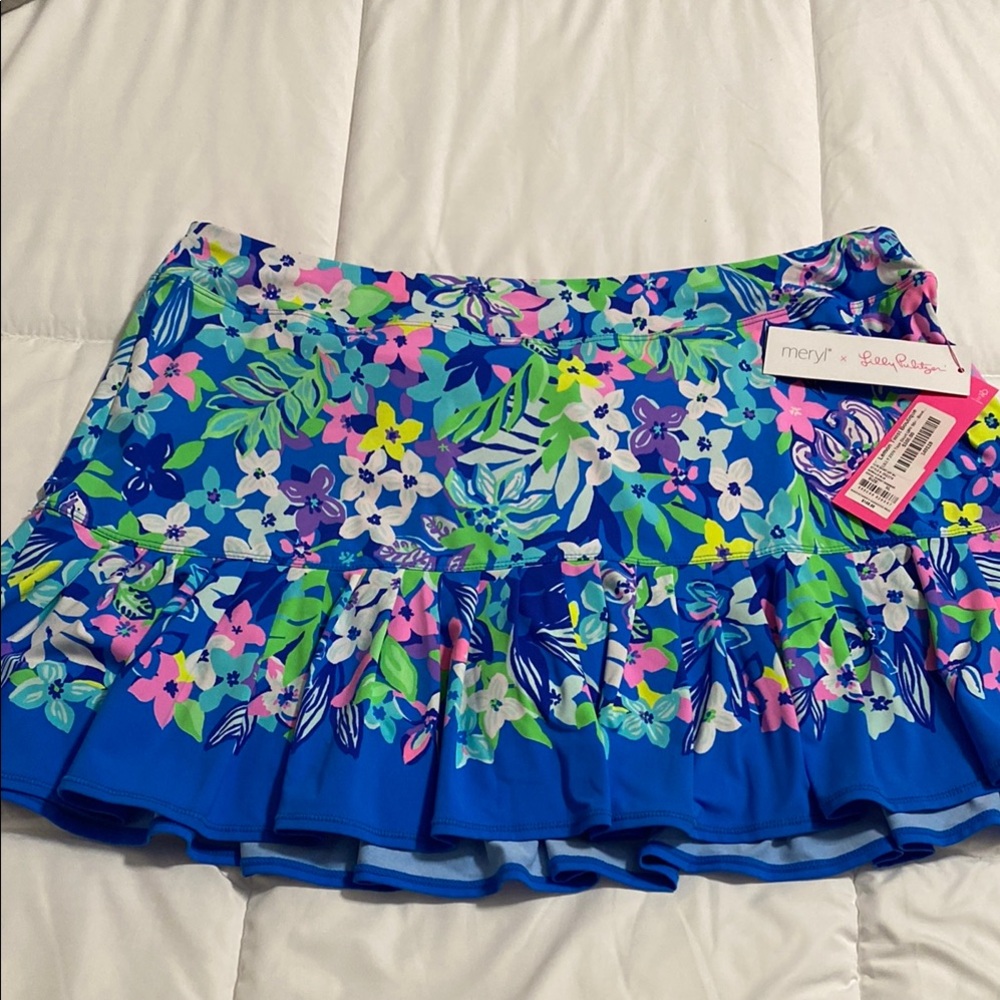Lilly Pulitzer Blue and Pink Skorts